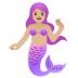 mermaid, medium-light skin tone